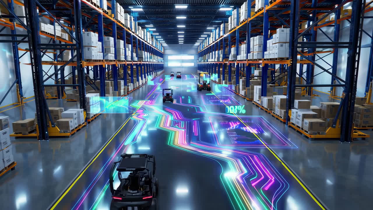 Automated Warehouse with Technology Integration