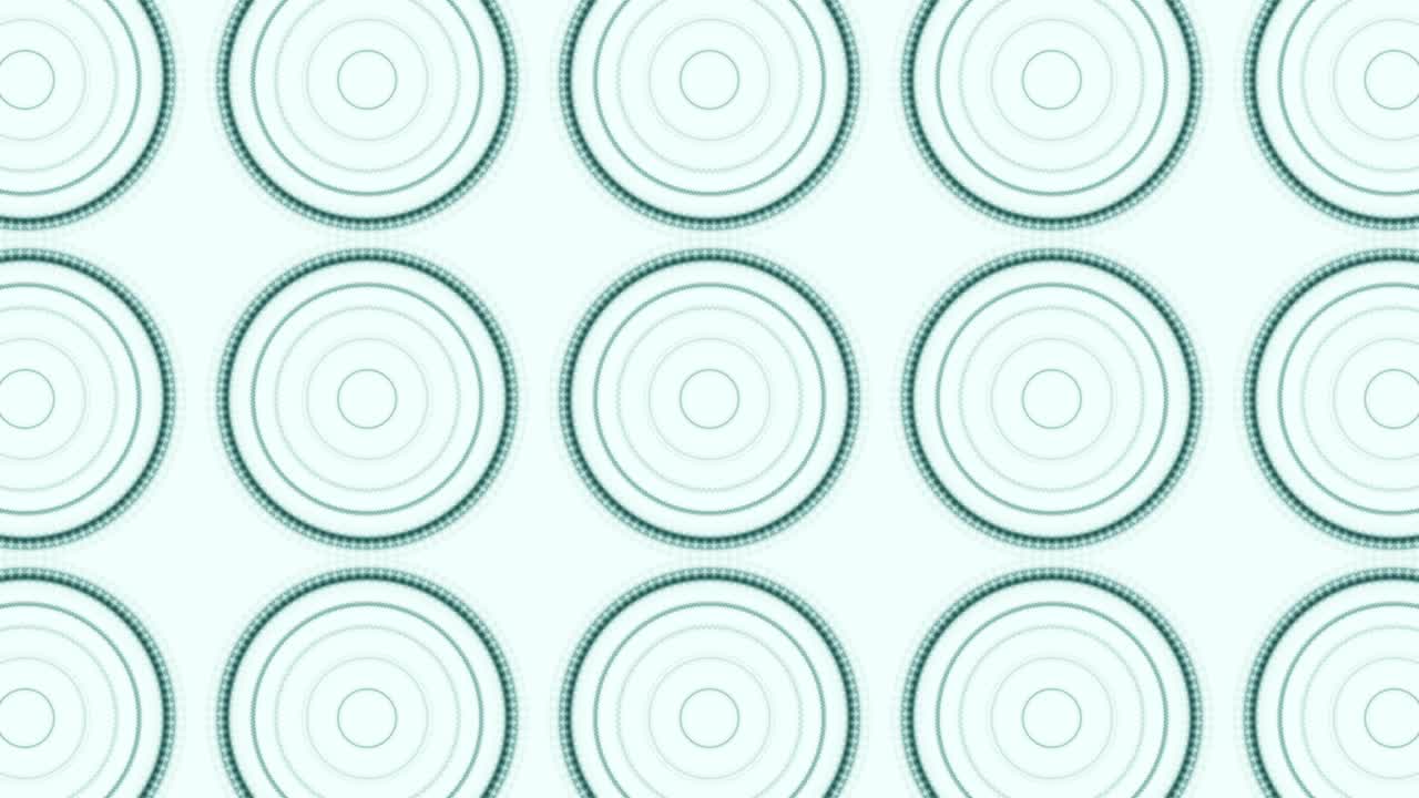 luz de círculo de neón brillante de colores abstractos, espectáculo de láser, espacio en blanco, luces flash de discoteca, energía esotérica, fondo abstracto, bucle sin costuras animación 4k