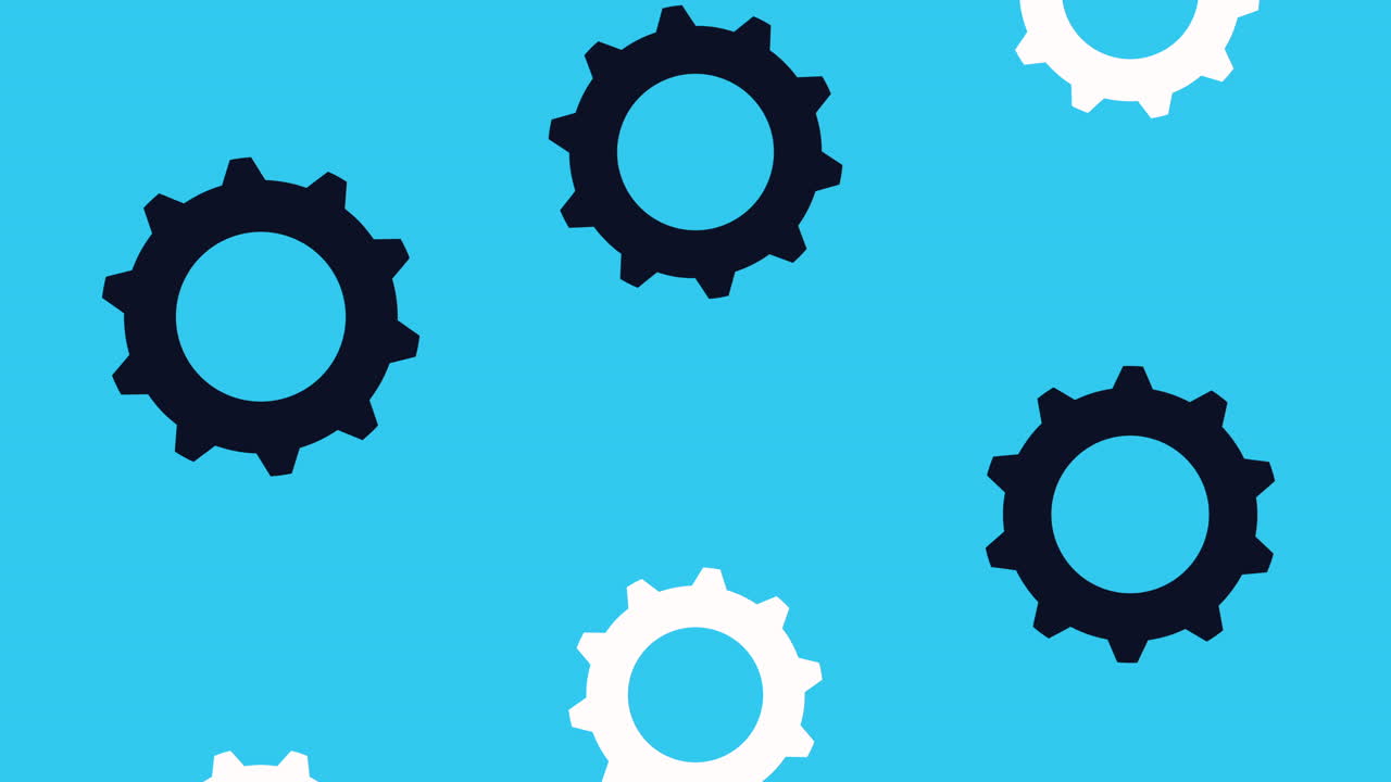 animación de la máquina de ajuste de engranajes