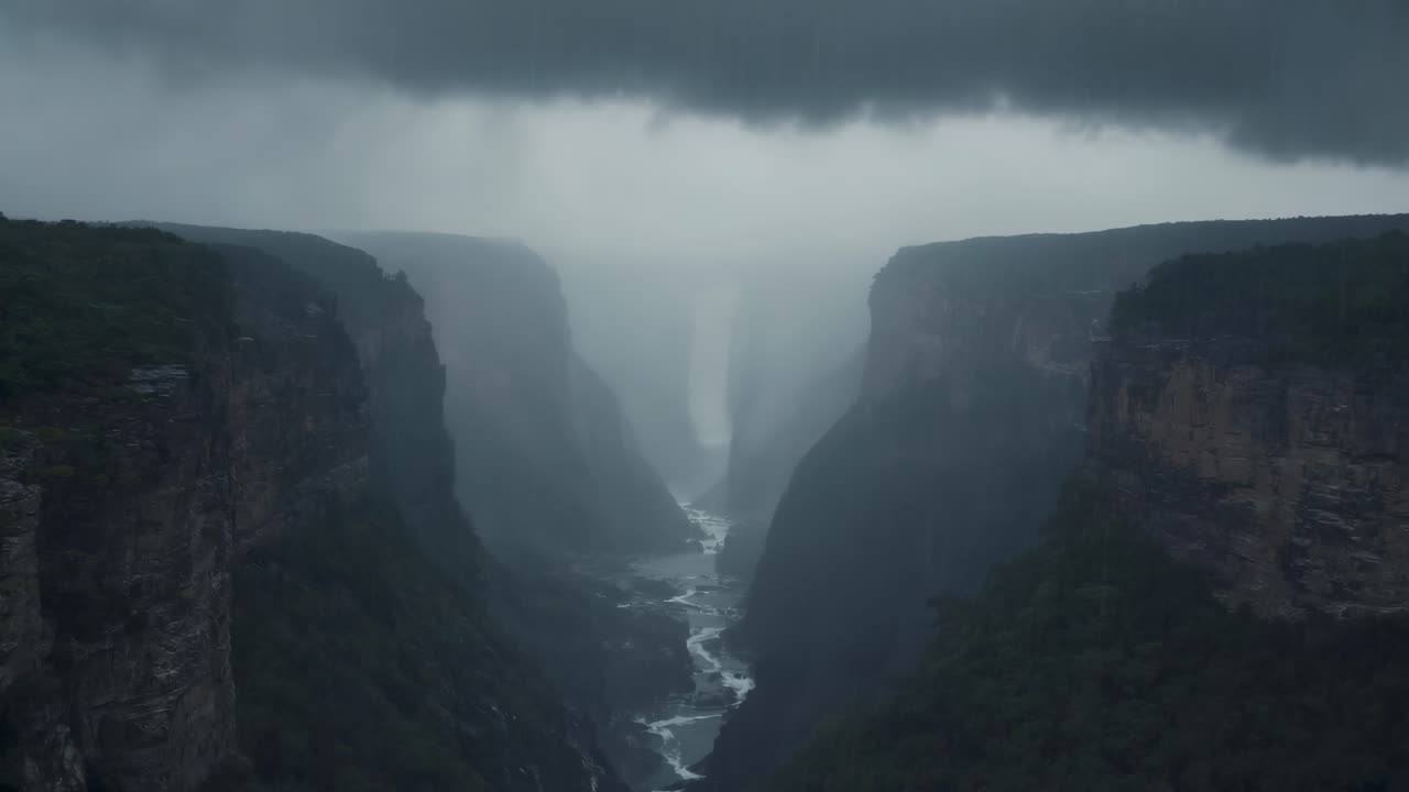 Rainy day at the canyon