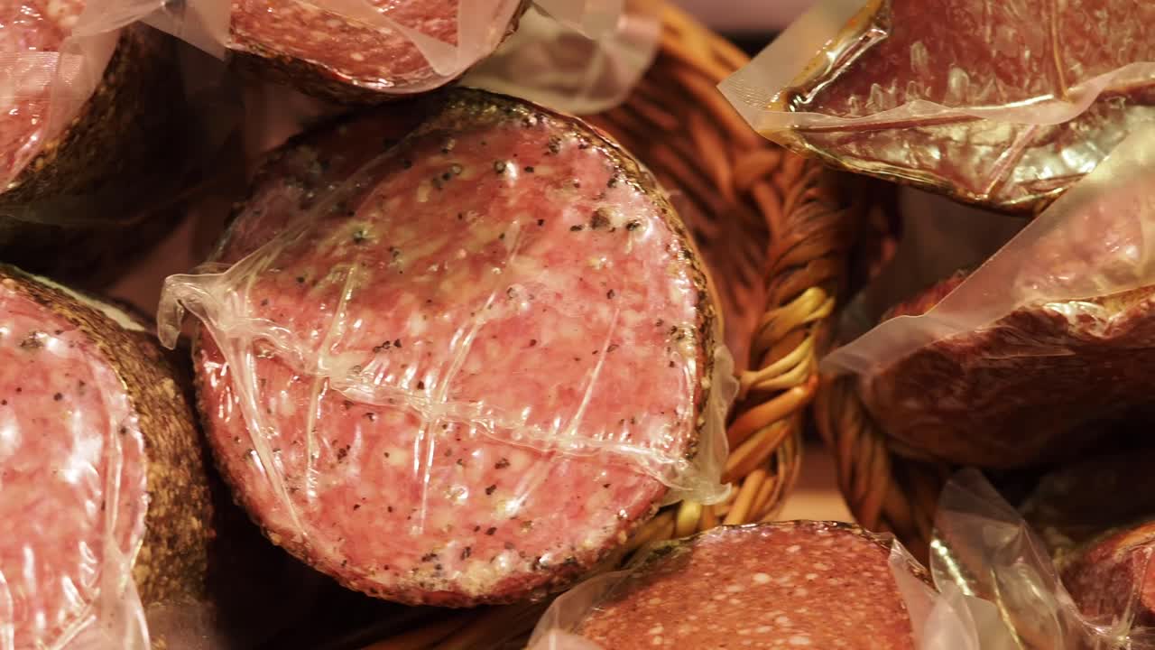 Salame confezionato
