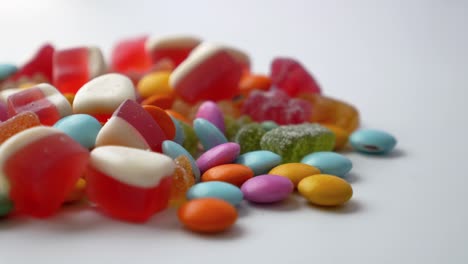 colorful candy and chocolate treats