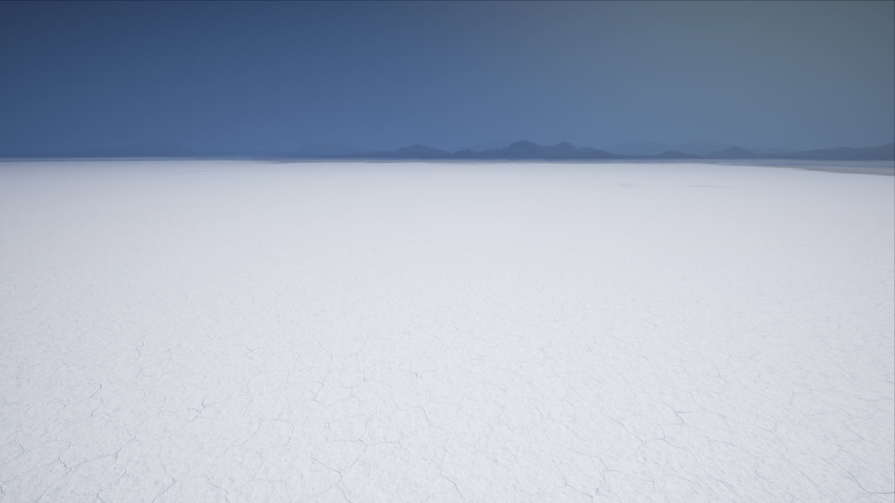 puesta de sol en las salinas de bonneville en ee.uu.