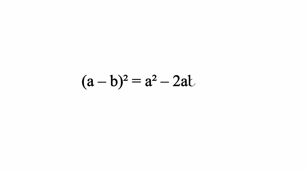 ALGEBRA FORMULA 2 appear on whiteboard