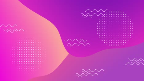 modern abstract gradient background animation, wavy shapes of pink and red, with lines floating, good for presentations and data or information background displays