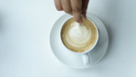 hacer arte del latte