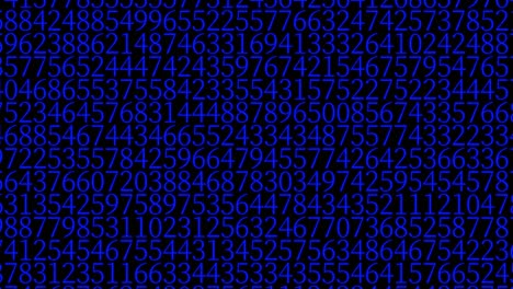 numbers random background animation motion graphics