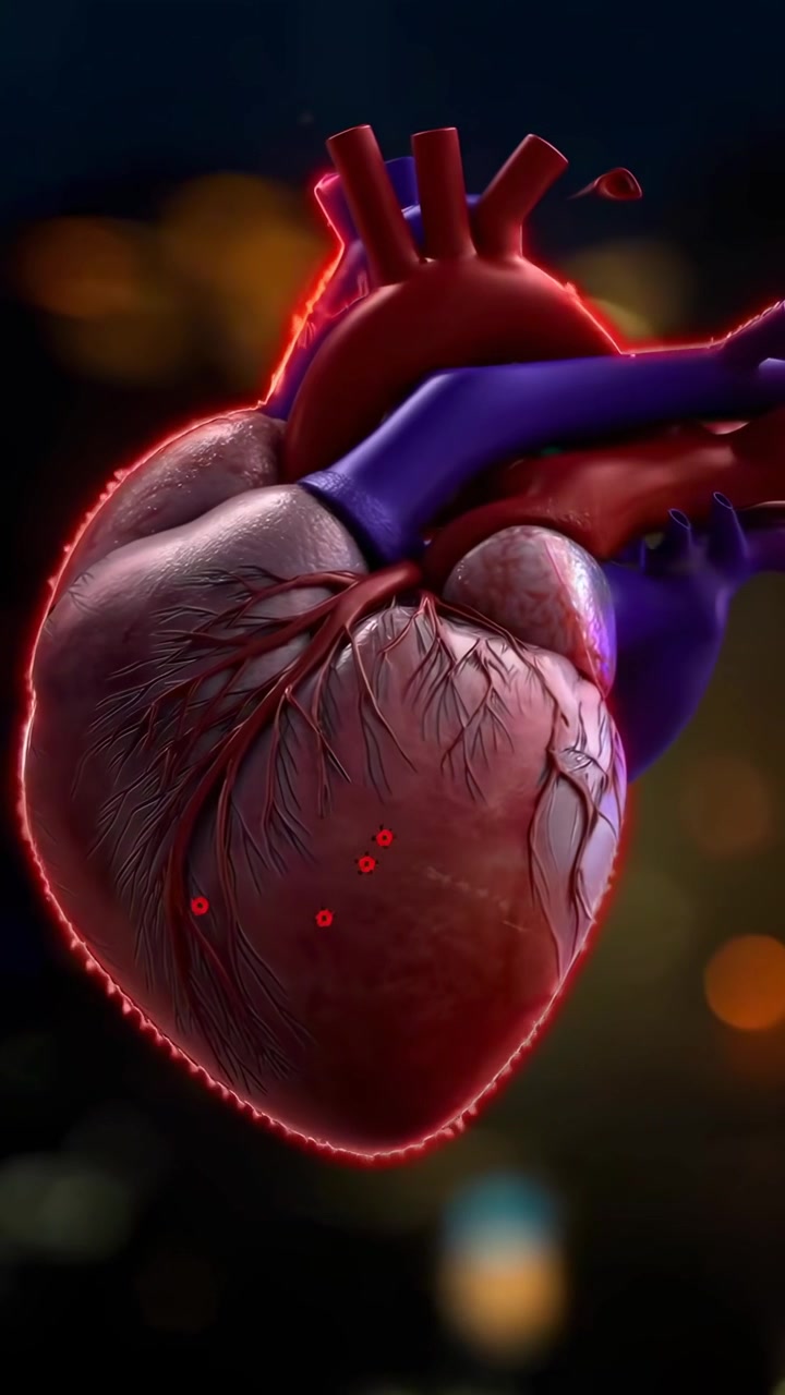 3D Animation of a Human Heart Beating