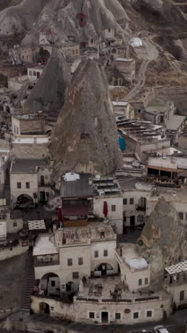 una vista aérea de capadocia, turquía