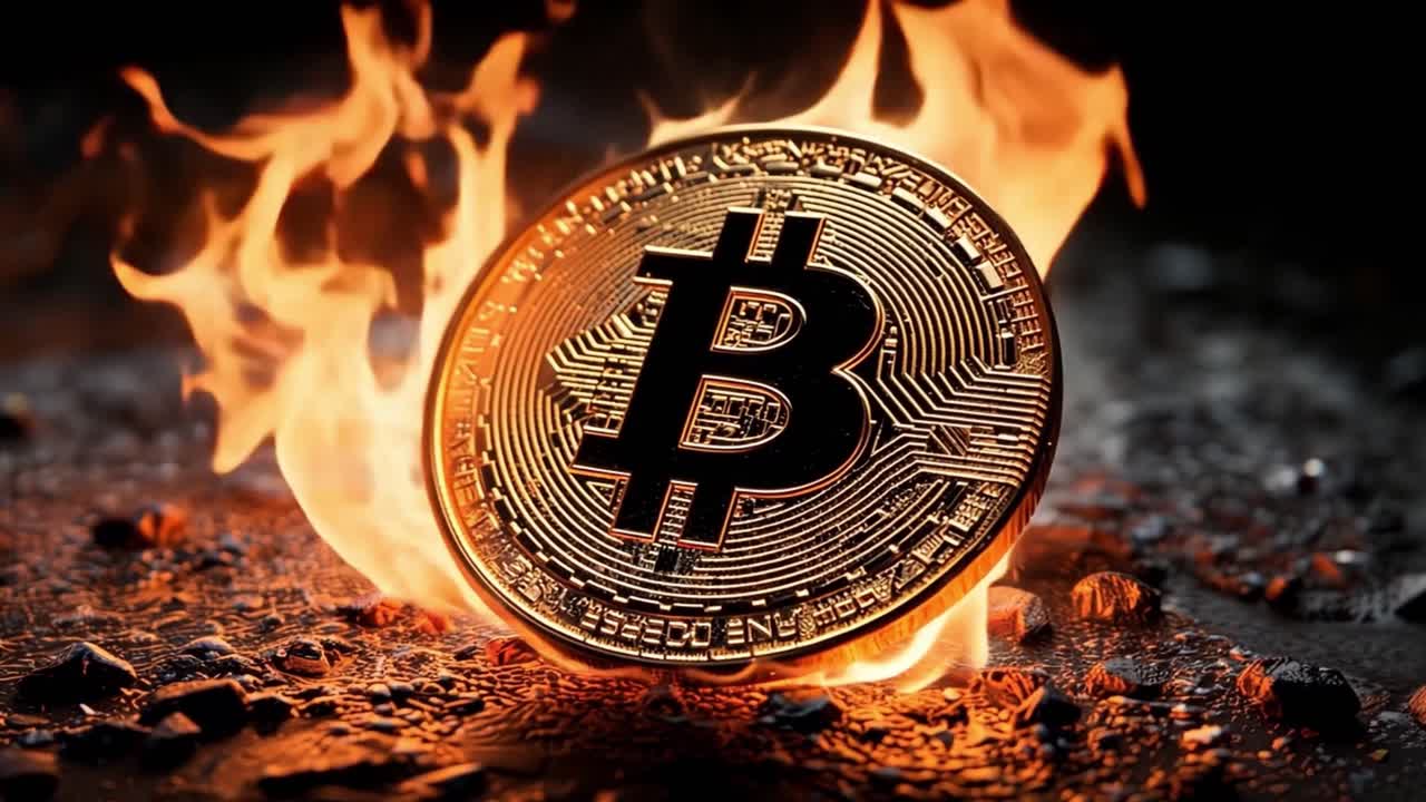 Bitcoin in Flames