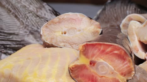 prepared fish pieces
