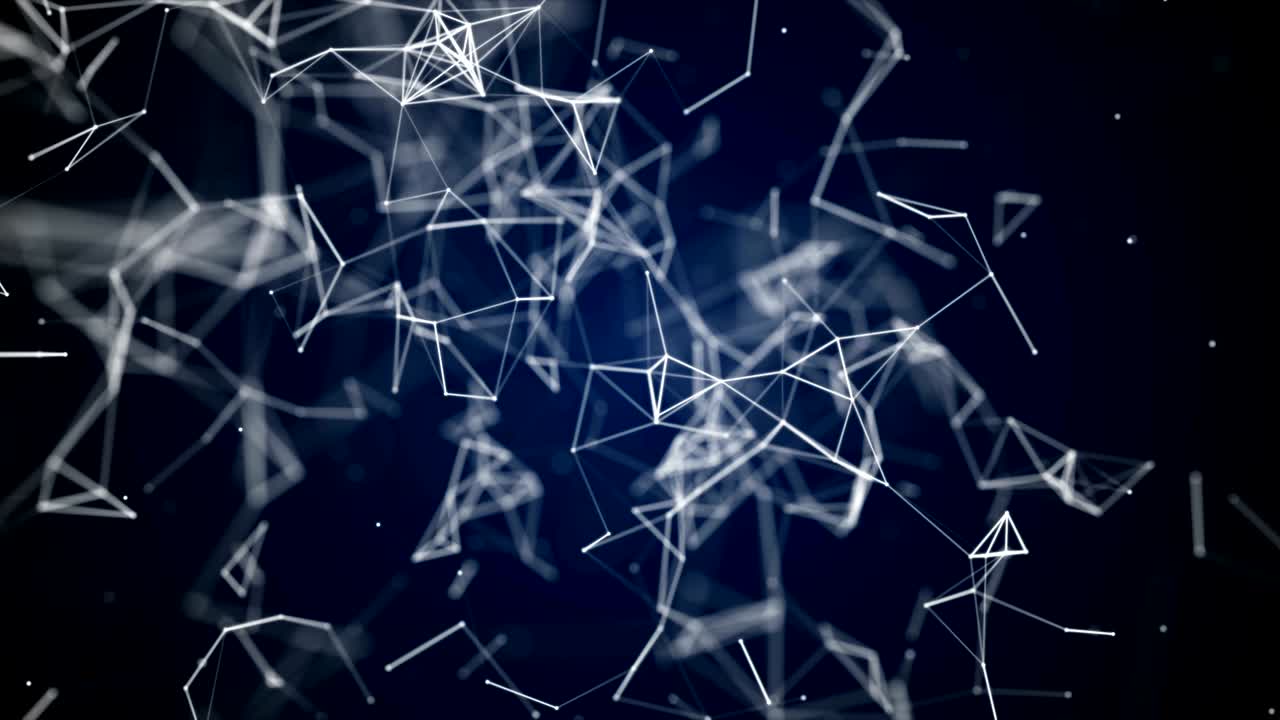 4k Abstract mysterious low poly triangle Background - Colorful Glitter particle vector abstract background Computer Designed Animation - uhd ultra hd