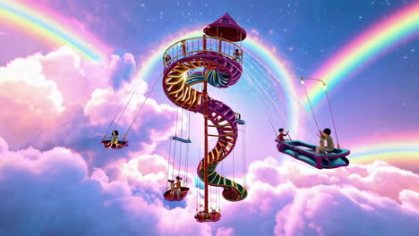 magical spiral play structure