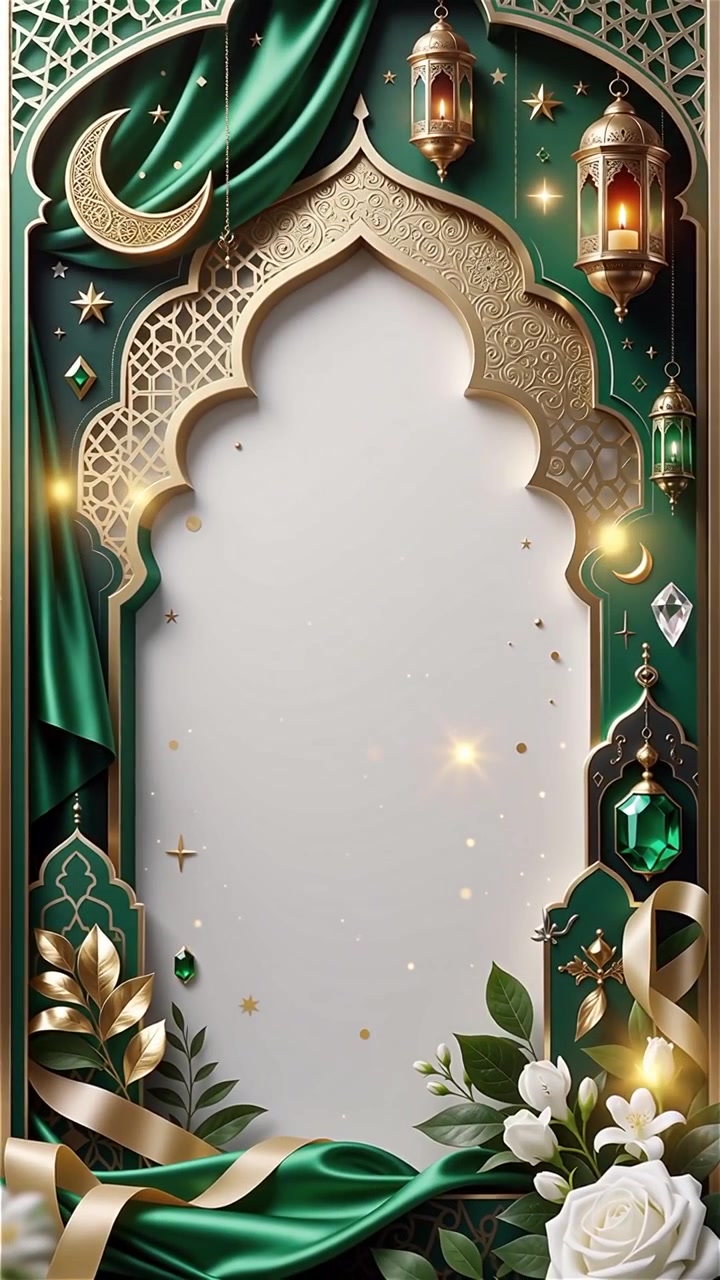 Compleanno del Profeta Maometto Mawlid al-Nabi Sfondo Islamico
