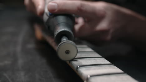 guitar neck repair and finishing