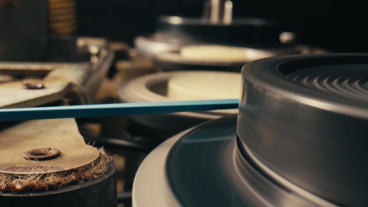 빈티지 릴-투-릴 테이프 데크 메커니즘