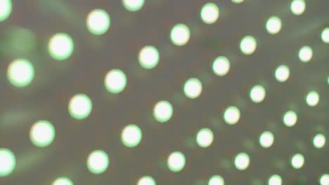 close up of rgb led light panel bulbs flashing