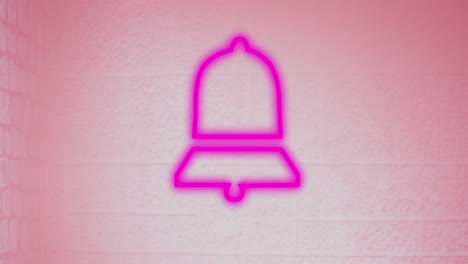 signo de corazón de neón en la pared de ladrillo 4k