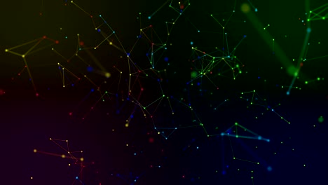 fondo de geometría abstracta con líneas y puntos
