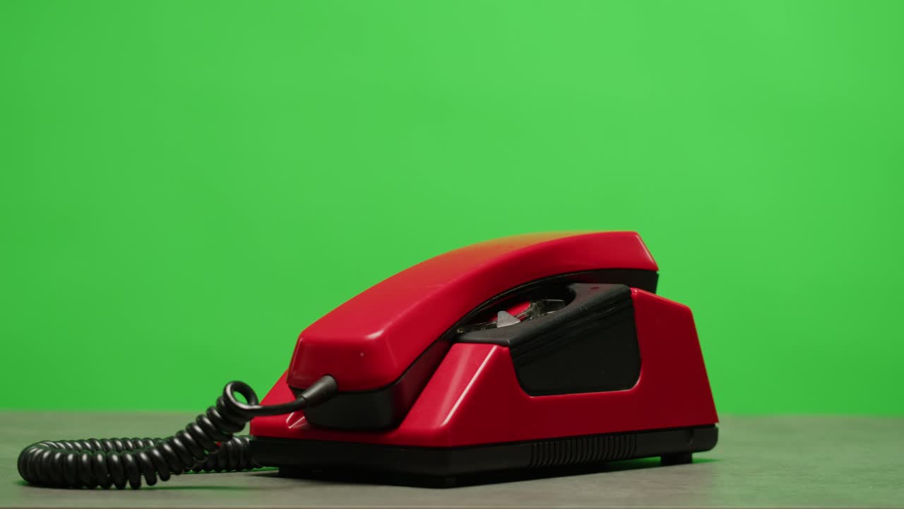 Retro vintage phone, A yellow rotary telephone is displayed on a wooden desk, adding a nostalgic touch