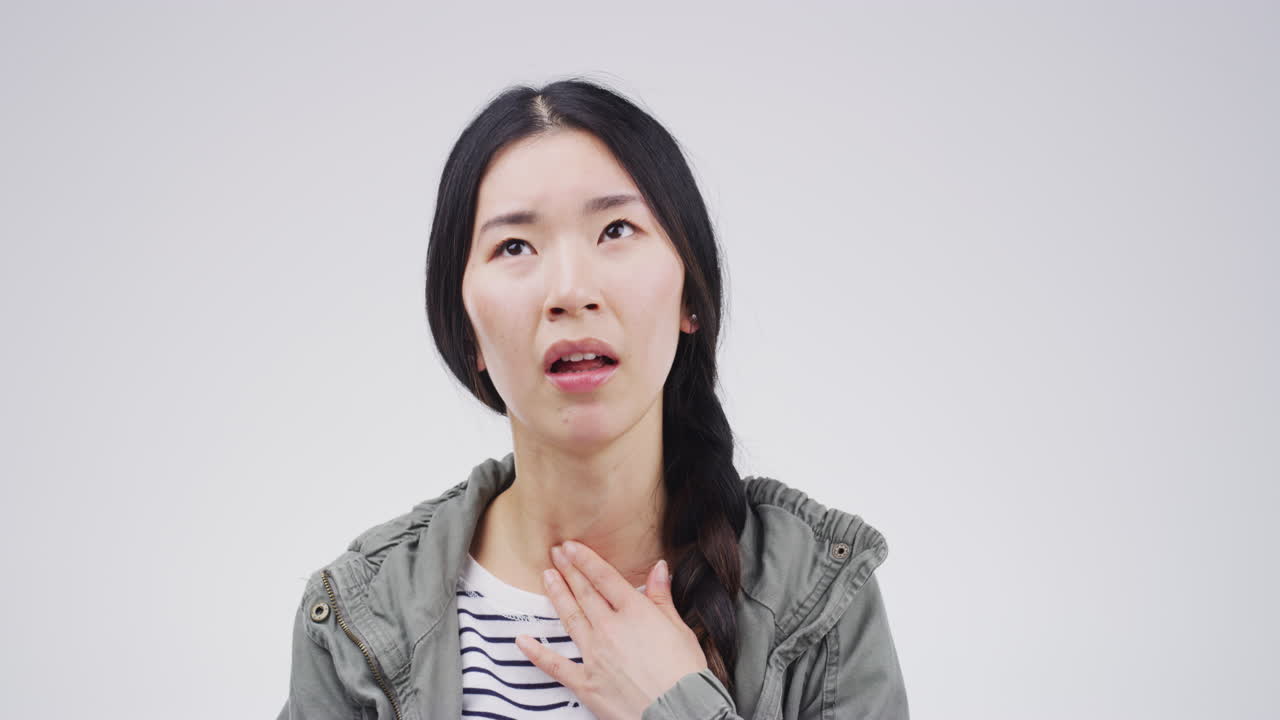 목이 건조하고  ⁇ 어지고 있어요.