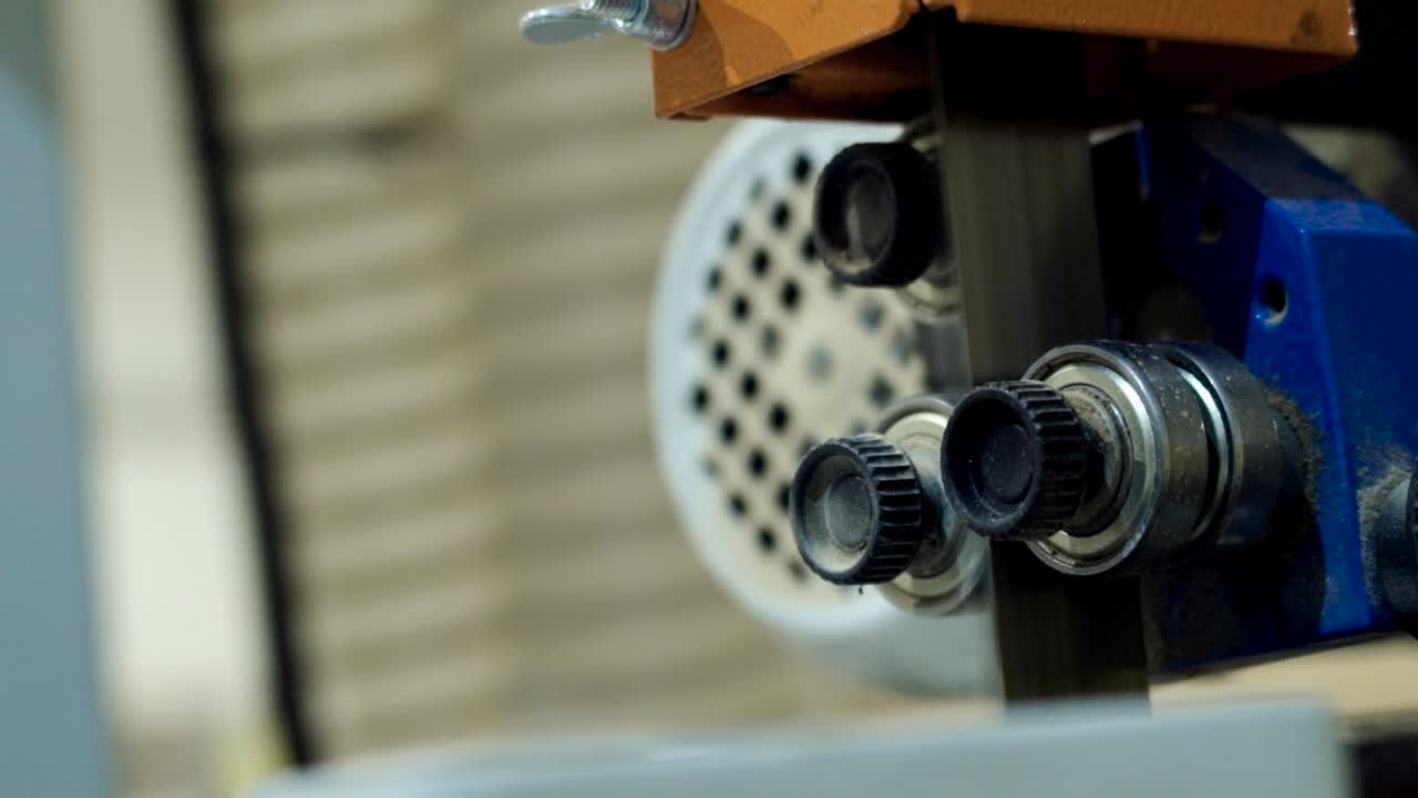 밴드  기계의 클로즈업