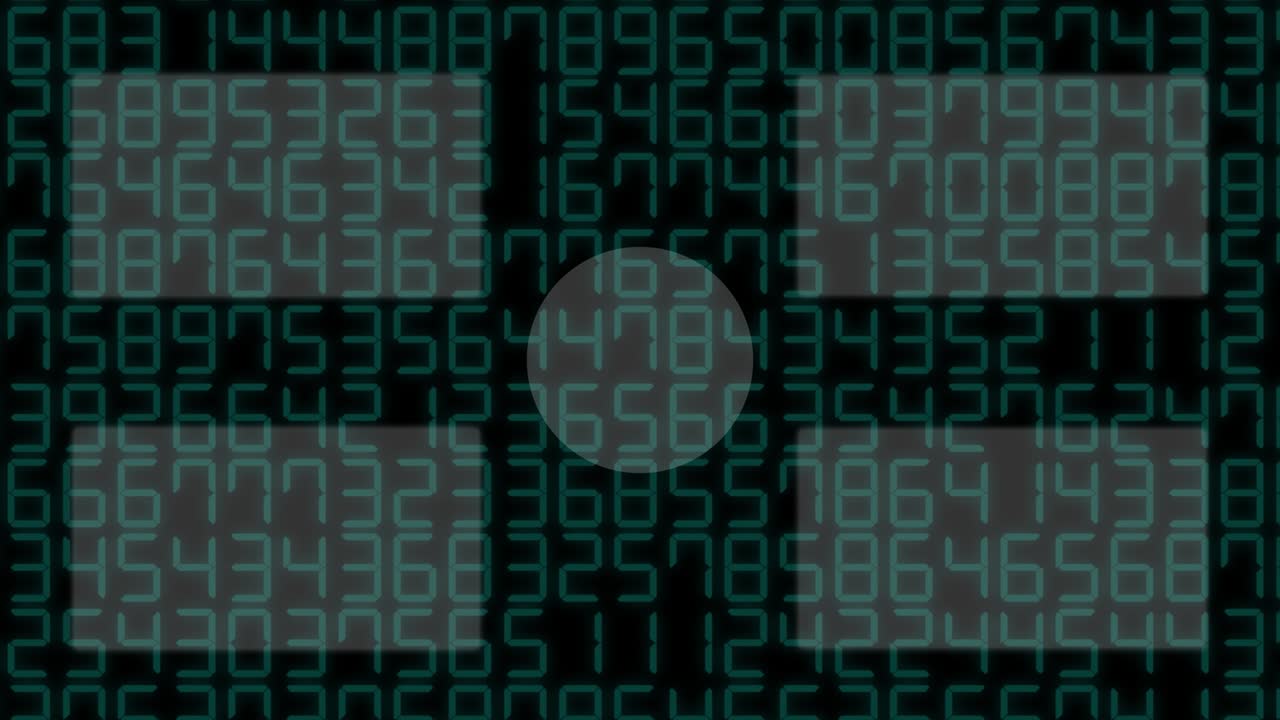 número aleatorio card de finalización pantalla de finalización gráficos de movimiento
