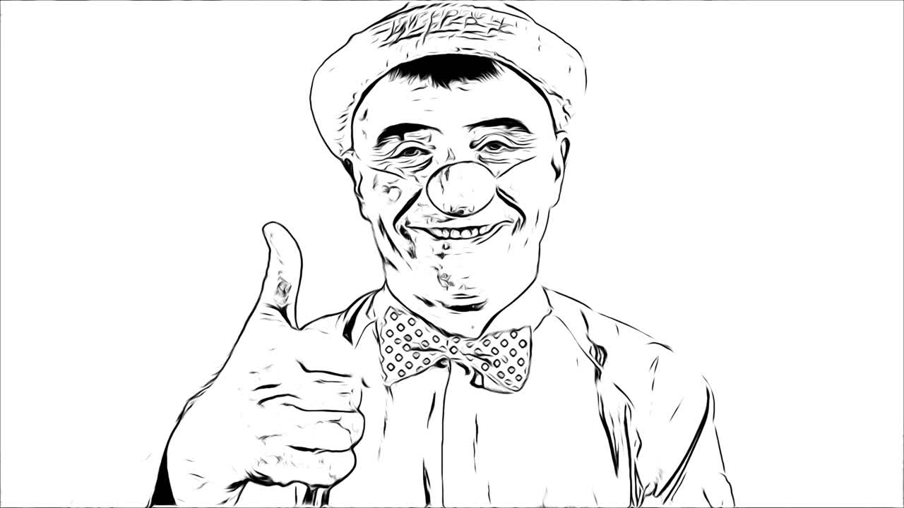 이모티콘 광대 만화