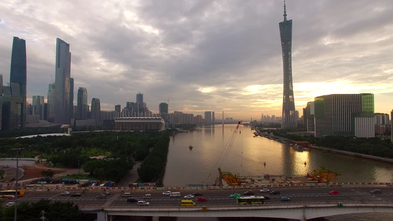 paisaje de la ciudad de guangzhou