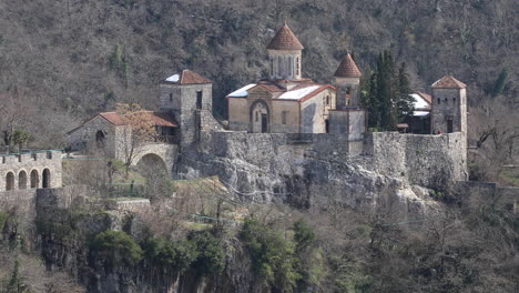 The-monastery-of-Motsameta-in-Georgia,-Asia