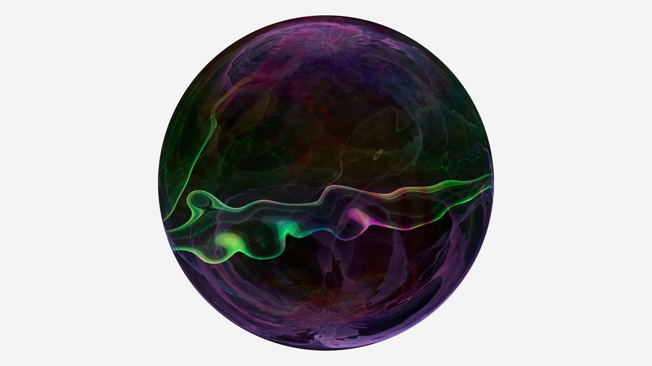 patrón de pintura ondulado colorido con fondo blanco, renderización 3d.