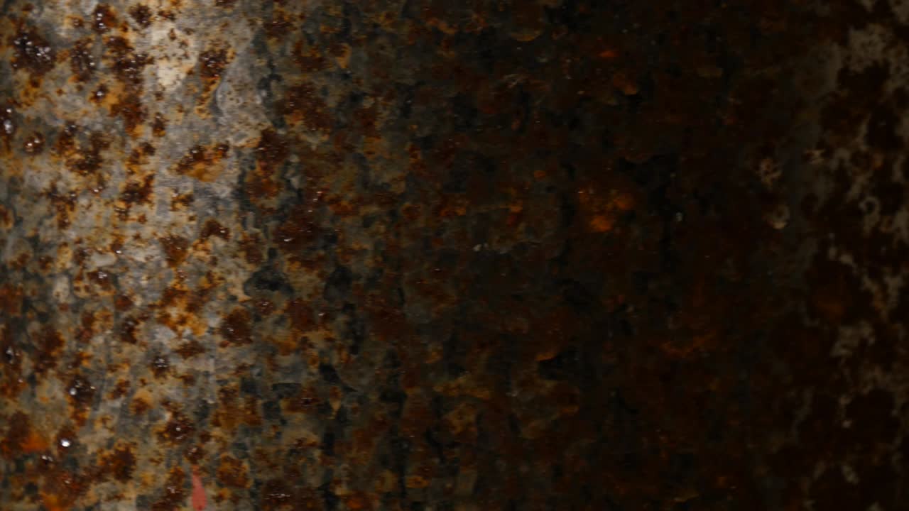 textura de óxido de la olla de pintura en rotación