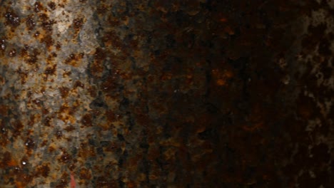 textura de óxido de la olla de pintura en rotación