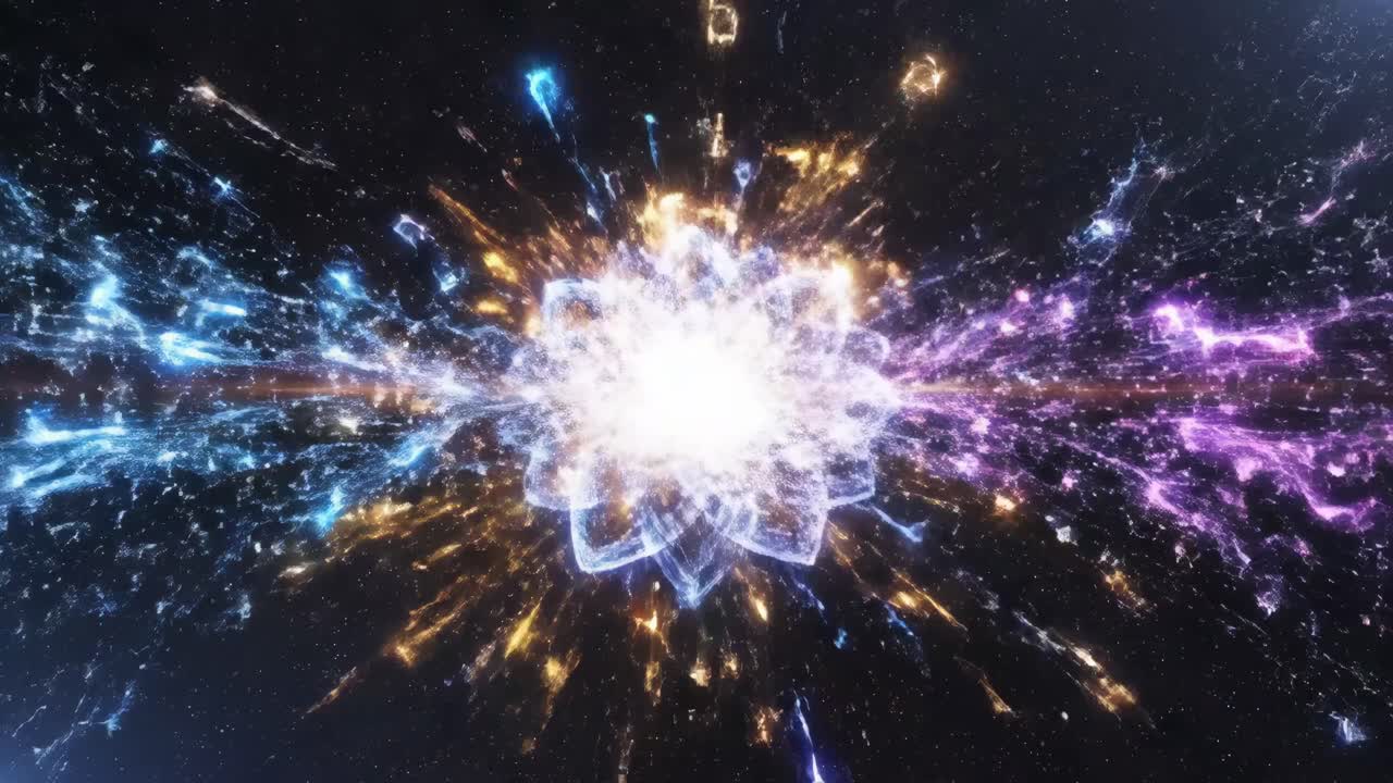 Abstract Fractal Flower Patterns