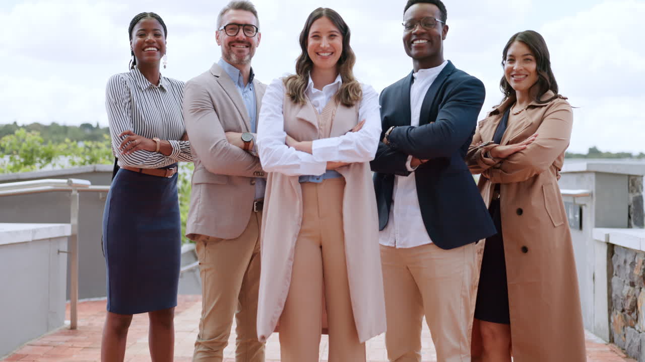 corporativa, colaboración y cara de equipo