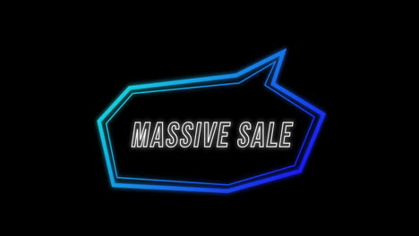 Massive-Sale-advertisement-in-Retro-Eighties-concept