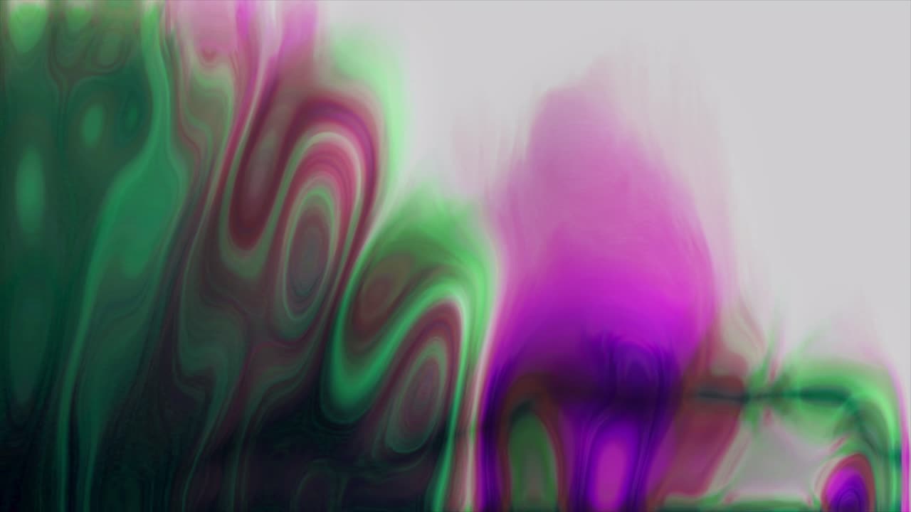 abstracto gradiente fluido textura metálica, bucle sin costuras. diseño. superficie de agua ondulada colorida con manchas brillantes