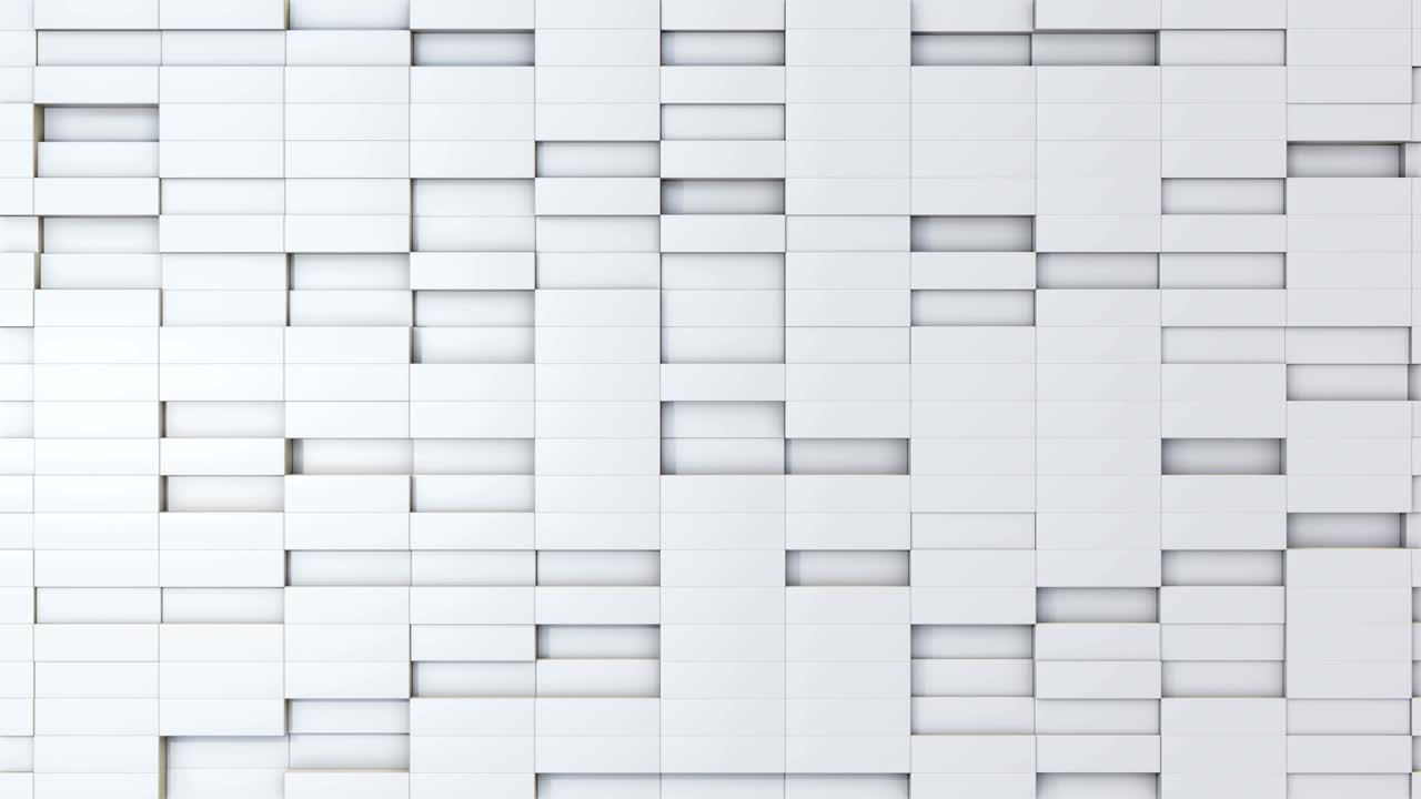 Loop video background with move white cubes