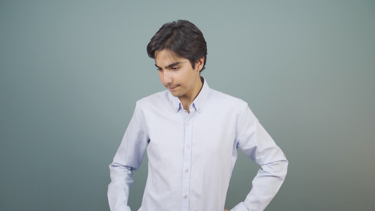 He's a man with a fussy and time pressure.