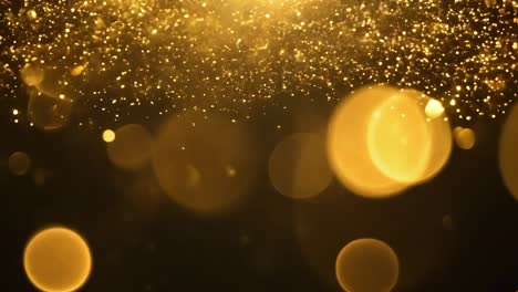 golden bokeh background