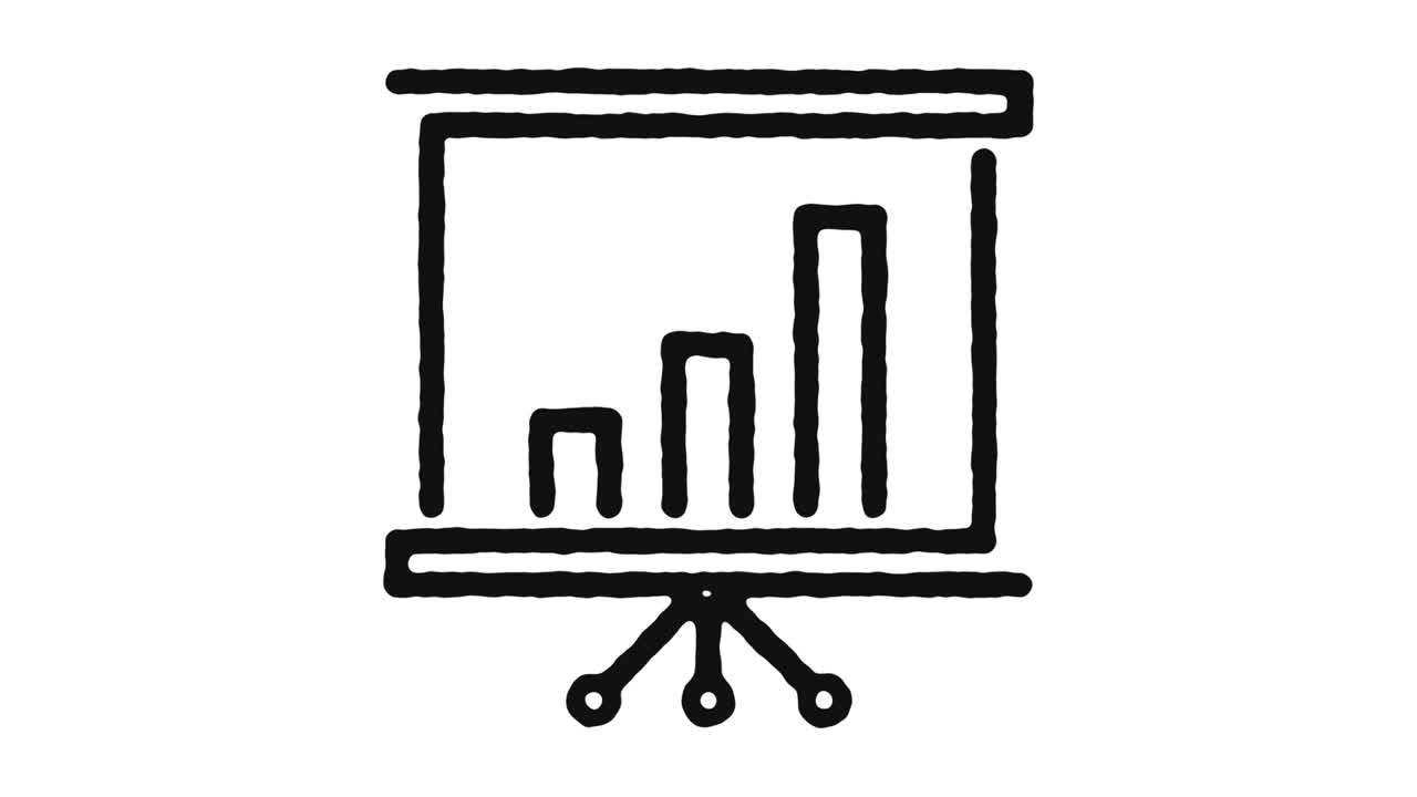 imágenes de animación de icono de crecimiento y canal alfa