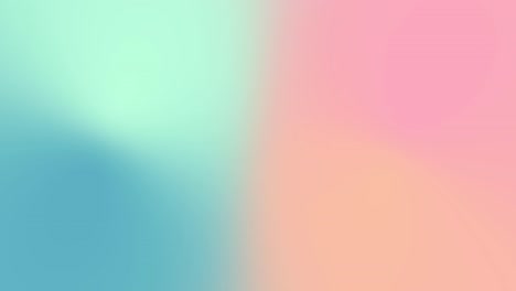 multicolored motion gradient background. seamless loop of blue,green,peach,pink