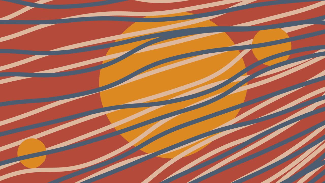 손으로 그려진 매 없는 트렌디한 배경