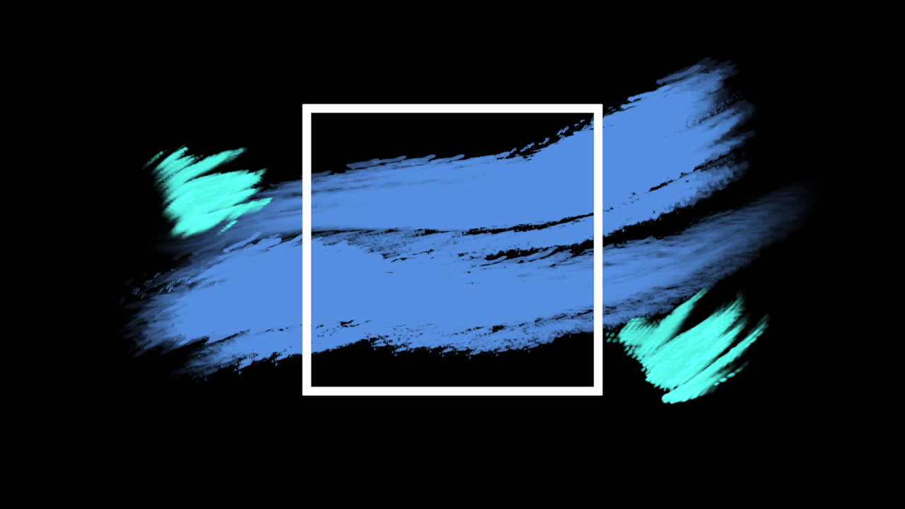 모션 추상 블루 브러쉬 다채로운 그런 지 배경