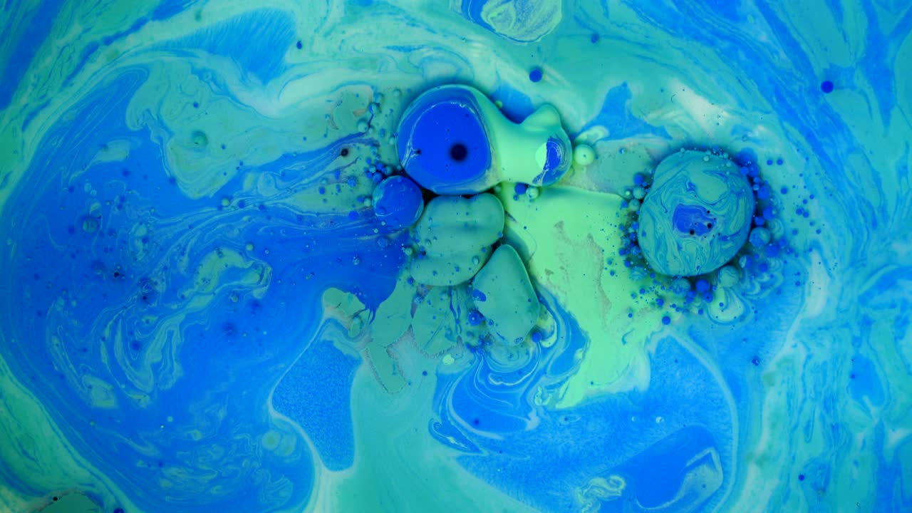 4k fondo de burbujas de aceite líquido abstracto