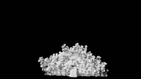 white ink explosion
