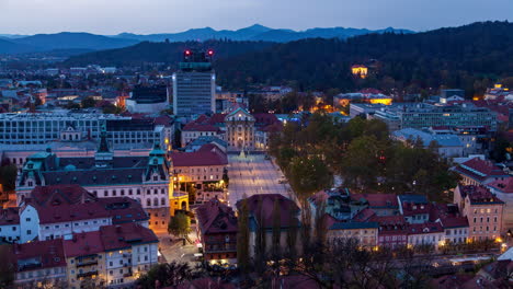 Aerial-View-of-Ljubljana-Downtown
