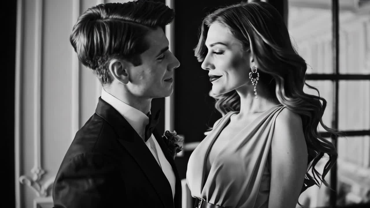 로맨틱 커플 초상화