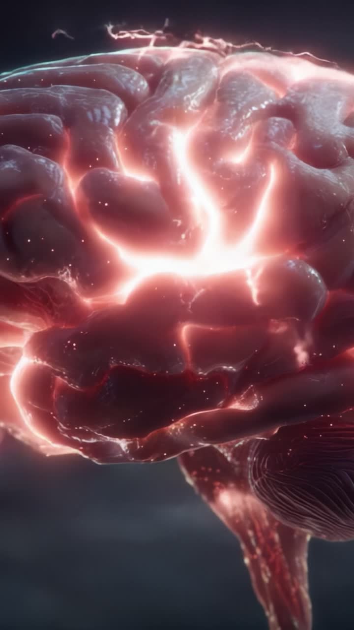 Dynamiske nevronale visualiseringer: En hypotetisk utforskning av elektrisk aktivitet i hjernen representert gjennom levende og fengslende bilder.