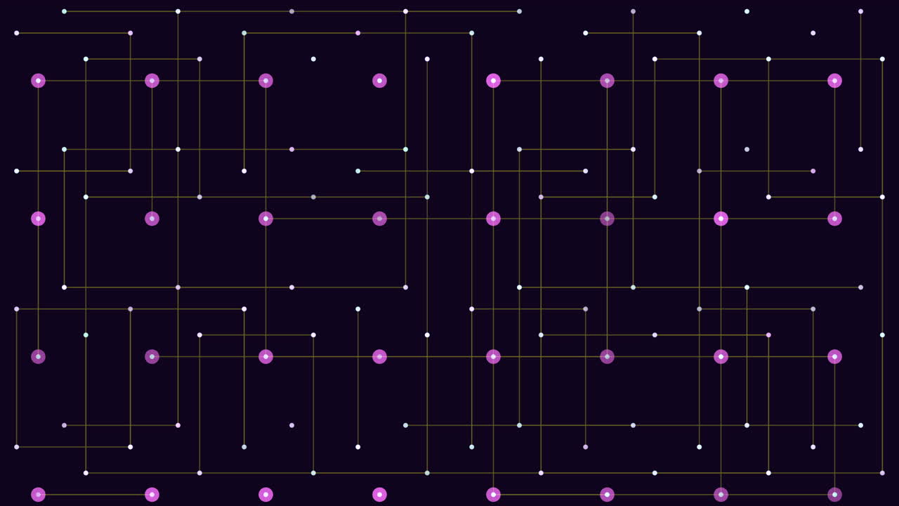 patrón de puntos conectados con luz de flash en degradado negro
